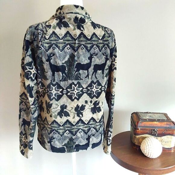 Barrage Collection Jacket Sz M Black/Tan - Picture 4 of 6